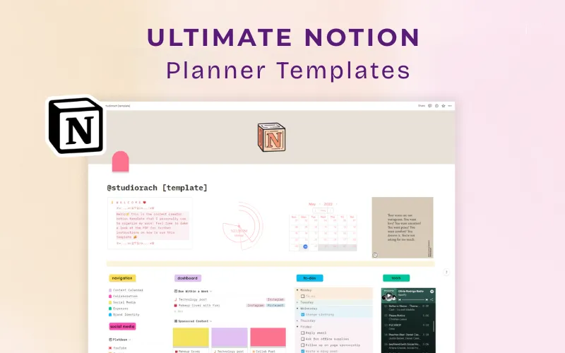 Notion Planner Templates — Commercial License