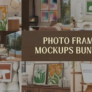 Photo Frame Mockups Bundle with Commercial License