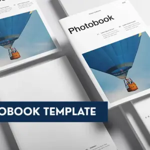 Photobook Template with Extended Commercial License