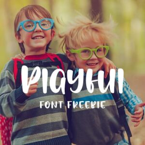 Playful Font Freebie with Extended License