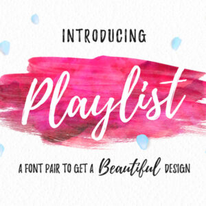 Playlist Free Font — Extended License