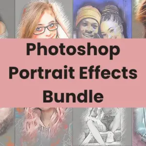 Portrait Studio: 21 Photoshop Effects Bundle