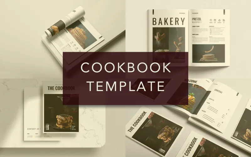 Print-Ready Cookbook Template — Commercial License
