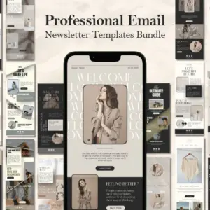 Professional Email Newsletter Template Bundle