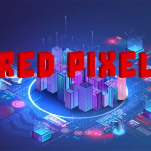 Red Pixel 3D Color Font — Freebie