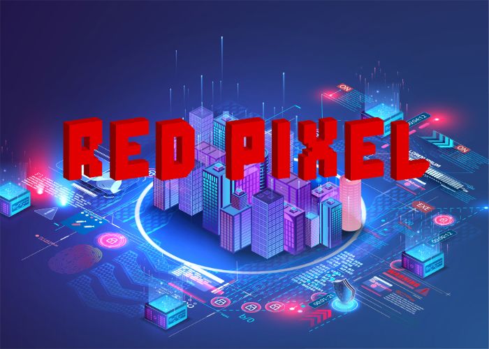 Red Pixel 3D Color Font — Freebie