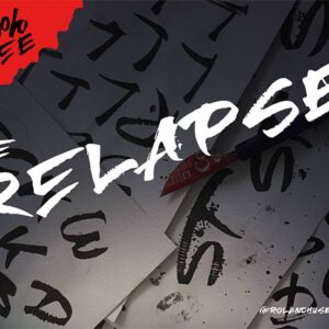 Relapse Handmade Free Font — Extended License