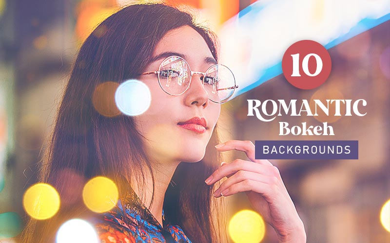 Romantic Bokeh Backgrounds Free Bundle