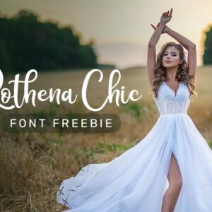 Rothena Chic Typeface — Free Demo Pack (6 words)