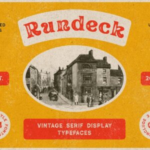 Rundeck Free Vintage Font — Extended License