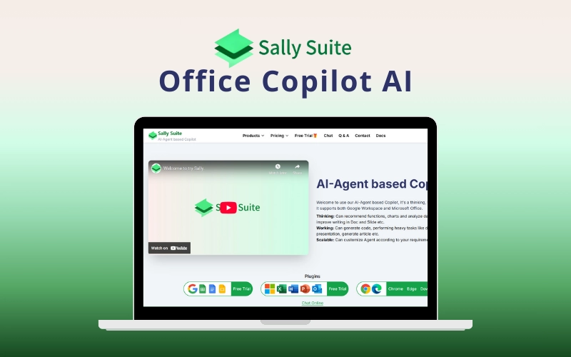 Sally Suite Office Copilot AI Annual