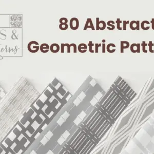 Seamless Abstract Geometric Patterns — Extended License