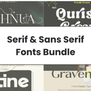 Serif and Sans Font Bundle — Extended License