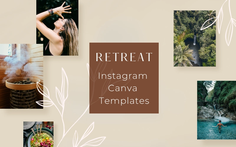 SOLA Retreat Canva IG Templates Commercial License