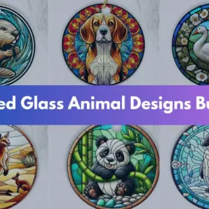Stained Glass Animal Bundle — Extended License