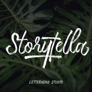 Storytella — Free Handwritten Brush Font