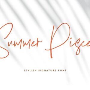 Summer Pisces Script Font - Free Download