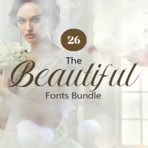 The Beautiful Fonts Design Bundle
