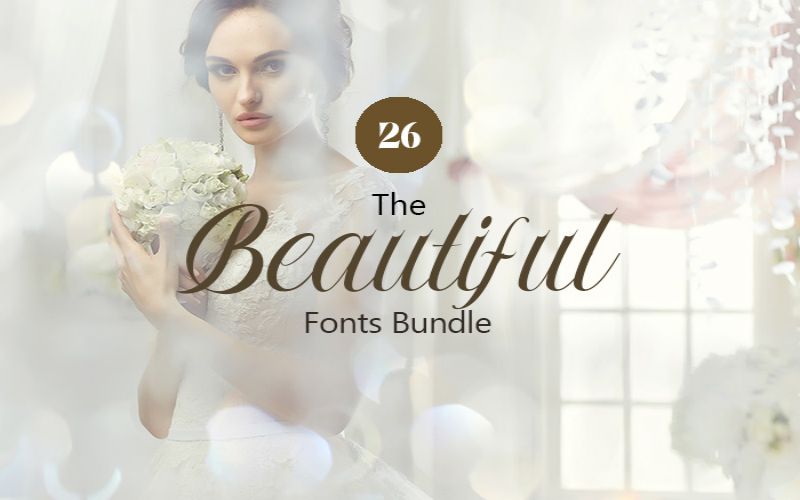 The Beautiful Fonts Design Bundle
