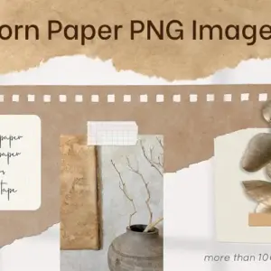Torn Paper PNGs — Extended Commercial License
