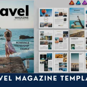 Travel Magazine Template Pack — Extended License