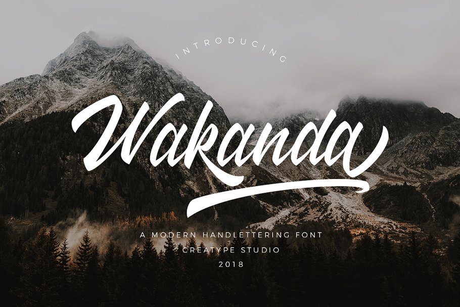 Wakanda Handwritten Script Font Freebie
