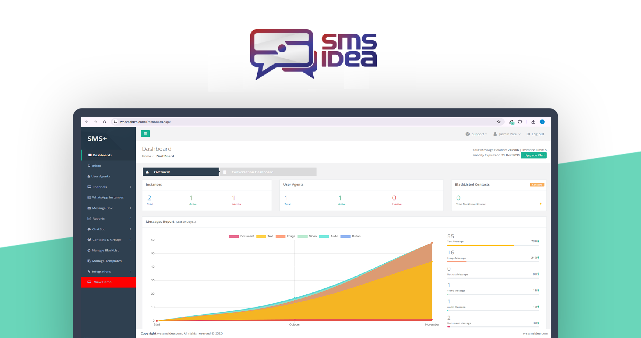 WASmsIdea: Smart SMS Campaign Builder