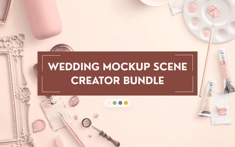 Wedding Mockup Scene Bundle — Commercial License
