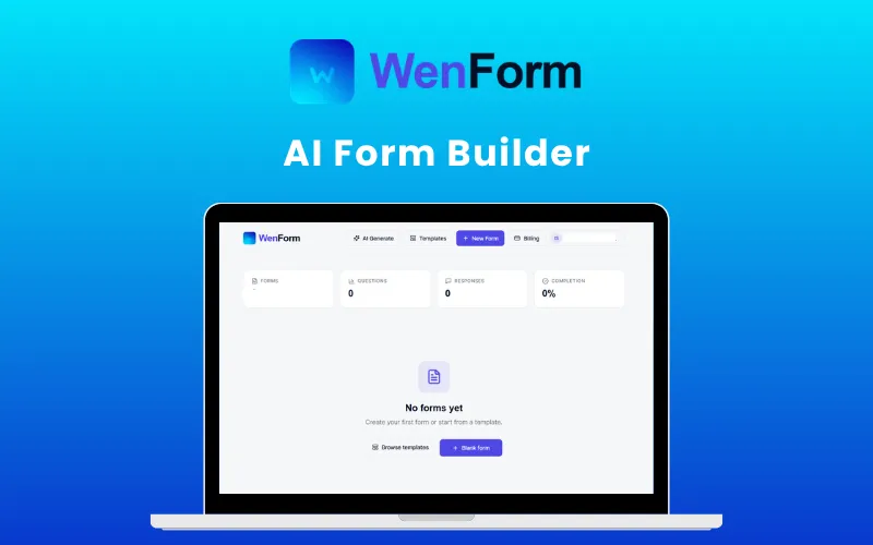 WenForm AI Form Builder Lifetime Access