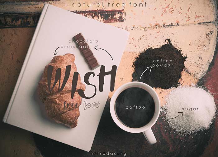 Wish Free Font — Extended License