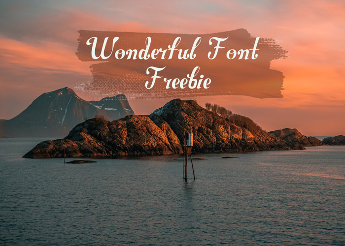 Wonderful Font Freebie Extended Commercial License
