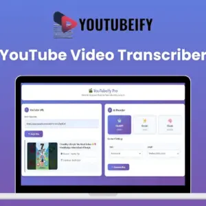 YouTubeify Video Transcriber — Lifetime Access