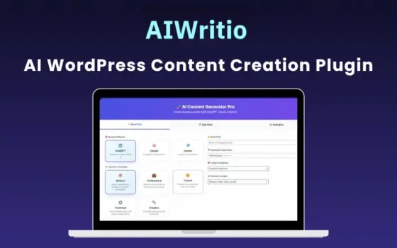 AIWritio: AI Content Plugin for WordPress