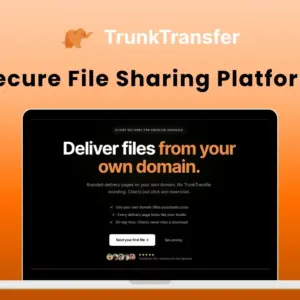TrunkTransfer — Secure File Sharing, Lifetime Access