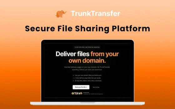 TrunkTransfer — Secure File Sharing, Lifetime Access