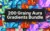 200 Grainy Aura Gradients — Extended License