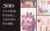 300 Wedding Peony Graphics Commercial License