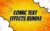 Comic Text Effects Pack — Commercial License